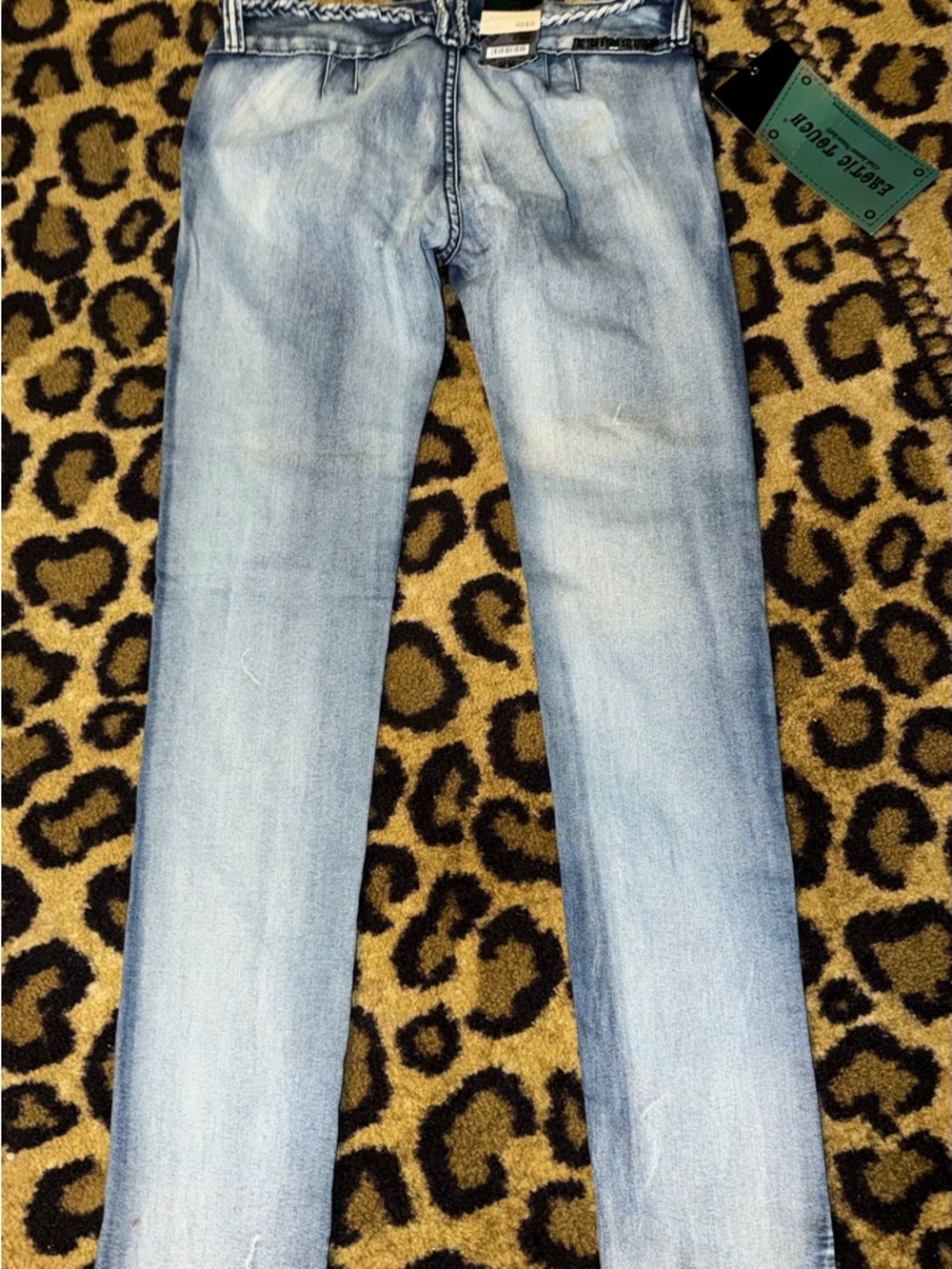 Men's Light Blue Denim Jeans - Slim Fit